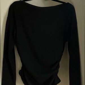 Classic Black Long Sleeve Top